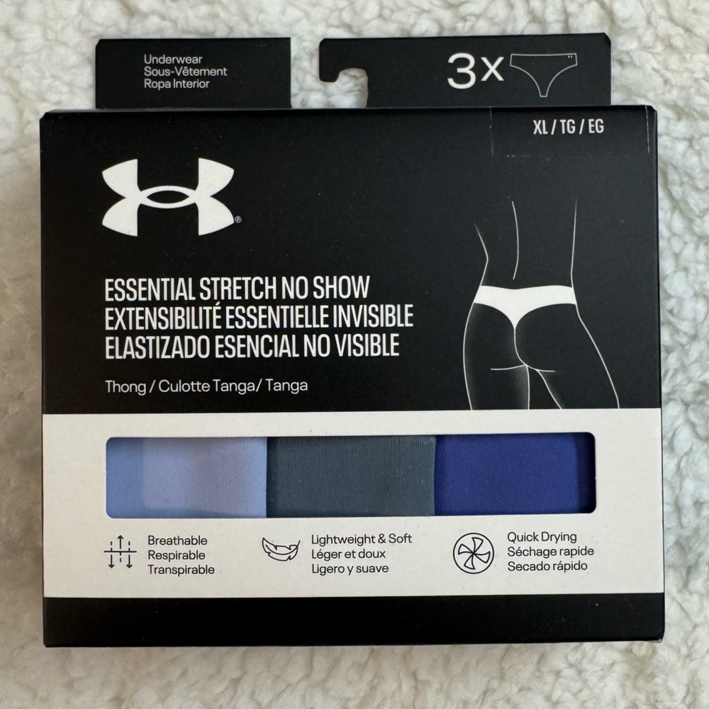 Under Armour Women’s No Show Thong XL